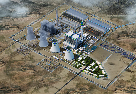 巴基斯坦塔尔煤田一区块2×660mw燃煤电站项目